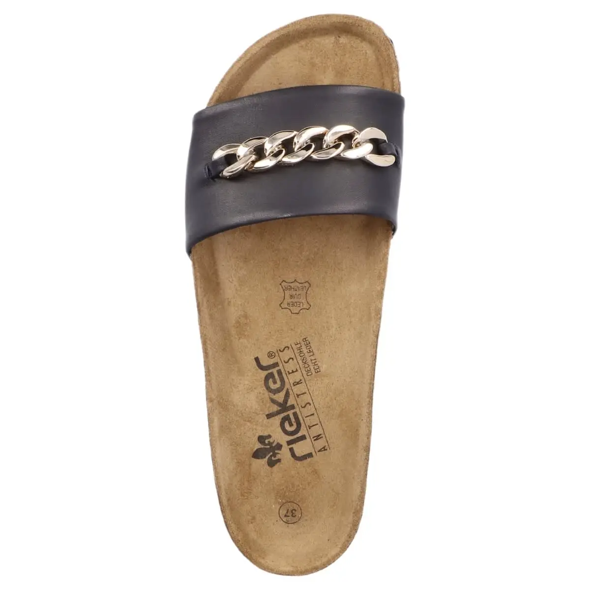 Rieker Pantolette V8092 In Schwarz 4 Rieker Pantolette V8092 In Schwarz – Bild 2