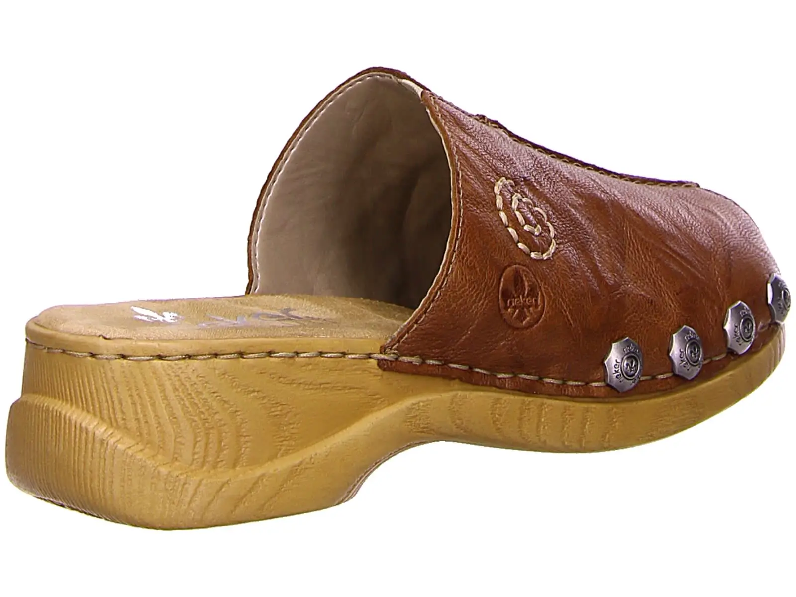 Rieker Pantoletten In Braun 4 Rieker Pantoletten In Braun – Bild 2