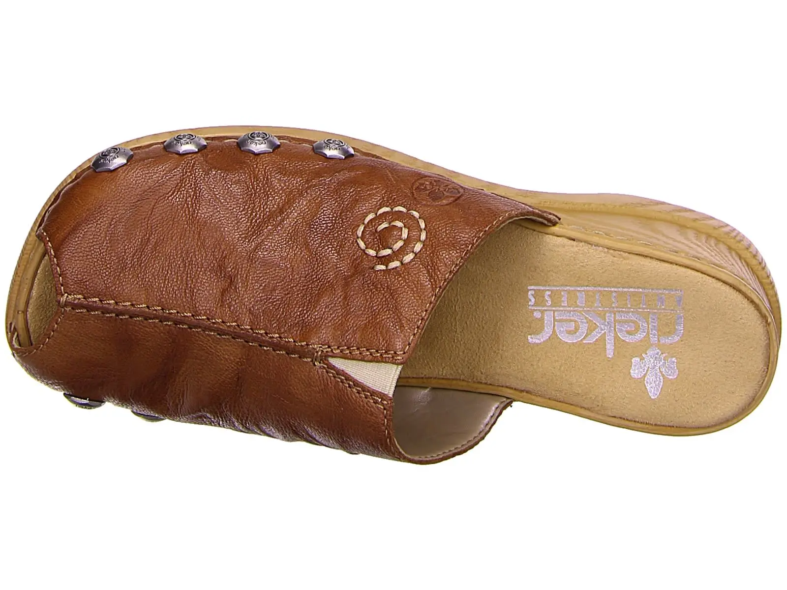 Rieker Pantoletten In Braun 7 Rieker Pantoletten In Braun – Bild 5