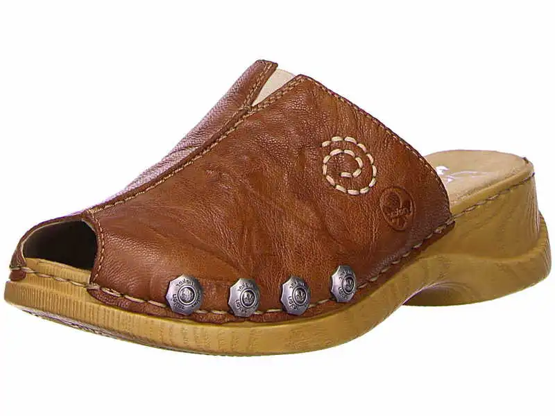 Rieker Pantoletten In Braun 3 Rieker Pantoletten In Braun