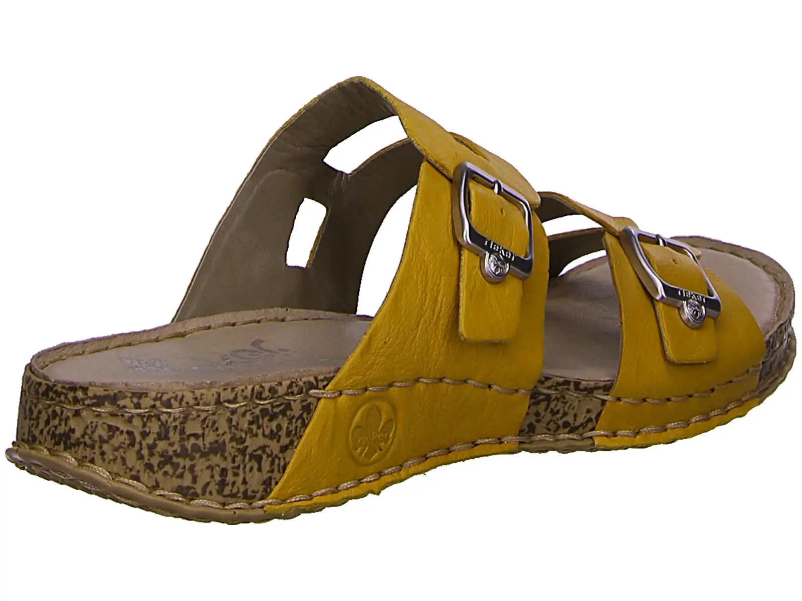 Rieker Pantoletten In Gelb 4 Rieker Pantoletten In Gelb – Bild 2