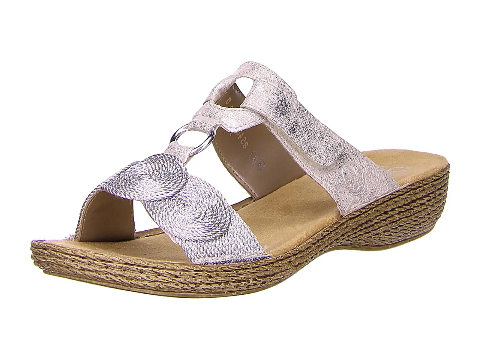 Rieker Pantoletten In Grau 3 Rieker Pantoletten In Grau