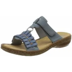 Rieker Pantoletten In Hell-blau