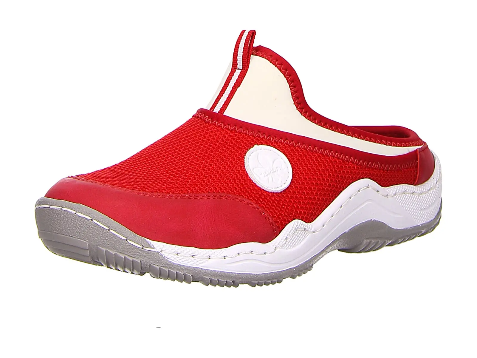 Rieker Pantoletten In Rot 3 Rieker Pantoletten In Rot