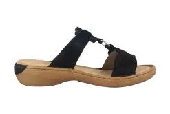 Rieker Pantoletten In Schwarz -Rieker rieker pantoletten in schwarz 5