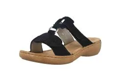 Rieker Pantoletten In Schwarz -Rieker rieker pantoletten in schwarz 7