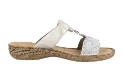 Rieker Pantoletten In Silber -Rieker rieker pantoletten in silber 3