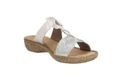 Rieker Pantoletten In Silber -Rieker rieker pantoletten in silber 4