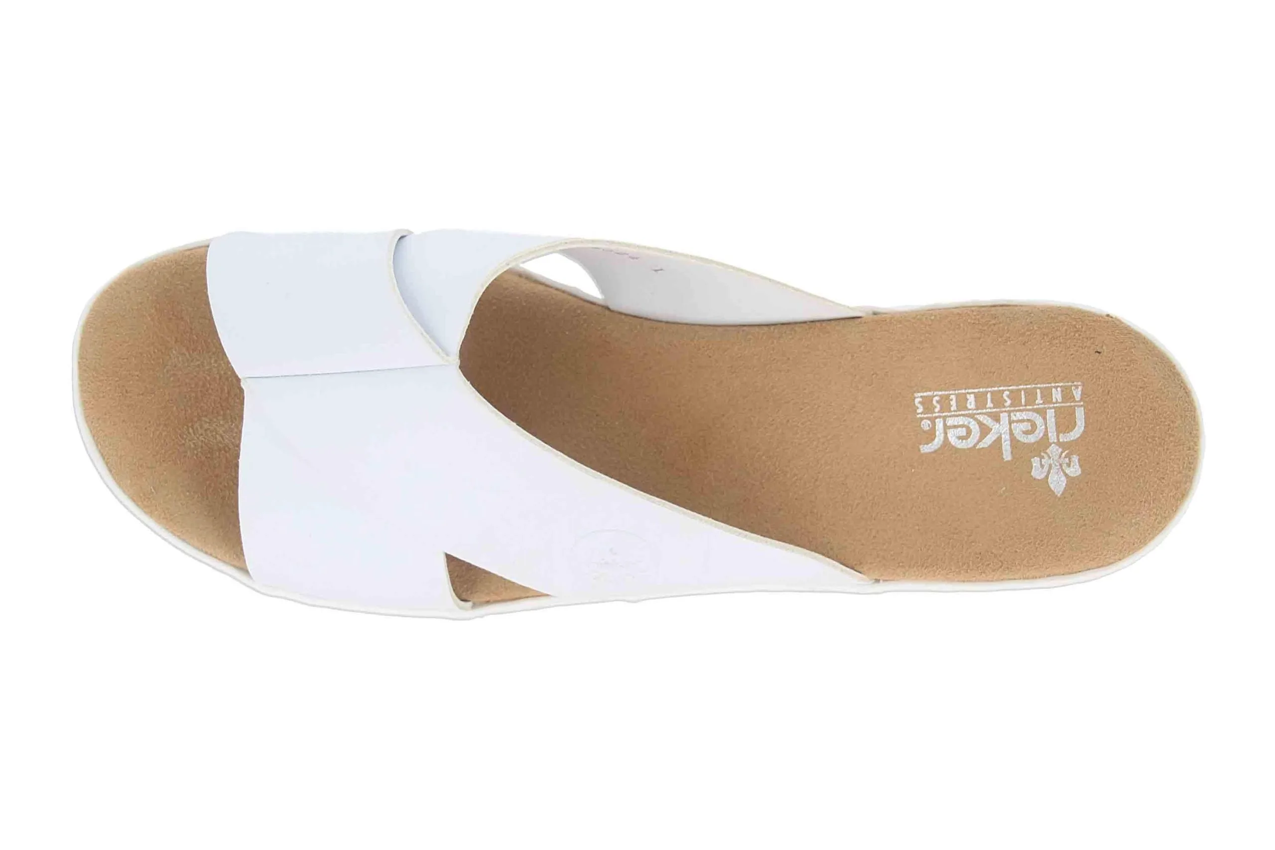 Rieker Pantoletten In Weiß 9 Rieker Pantoletten In Weiß – Bild 7