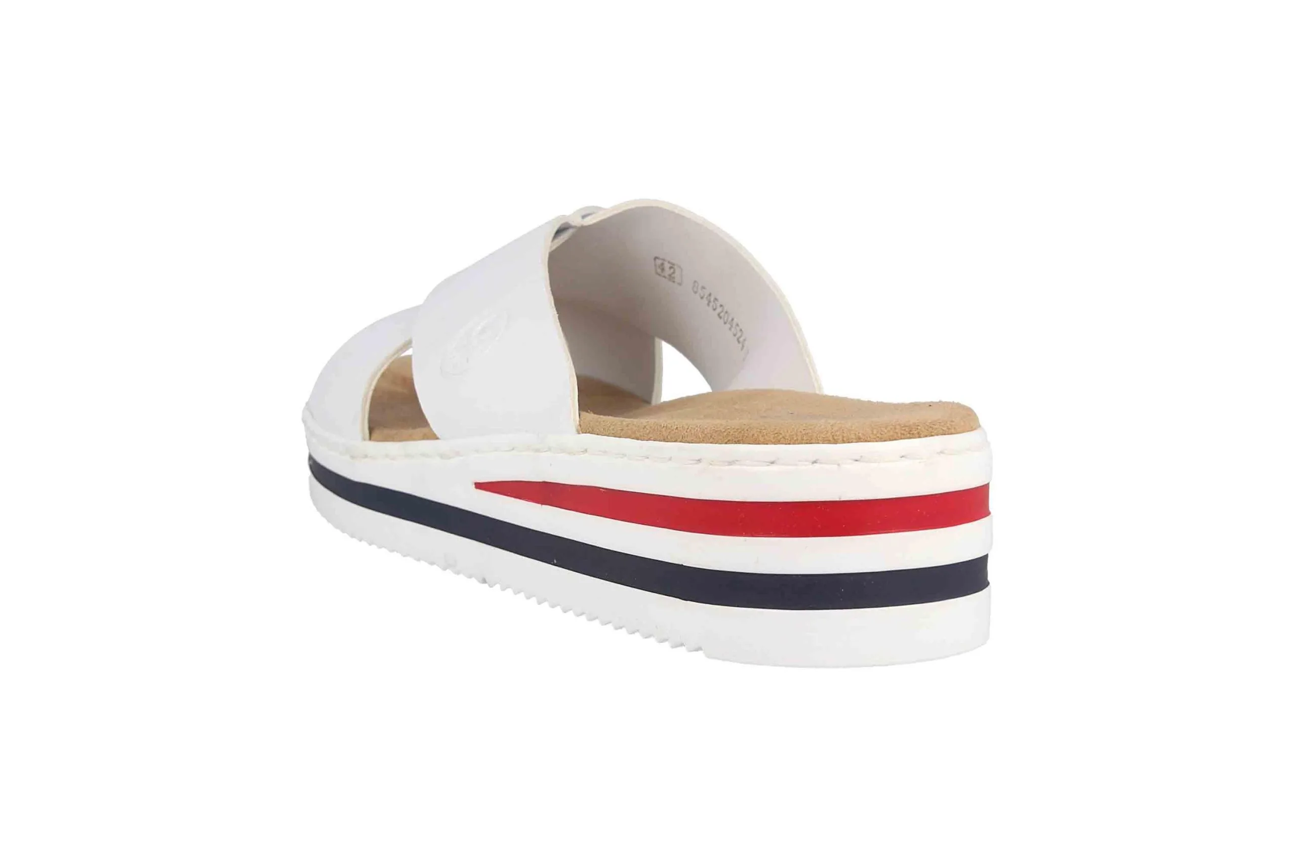 Rieker Pantoletten In Weiß 4 Rieker Pantoletten In Weiß – Bild 2