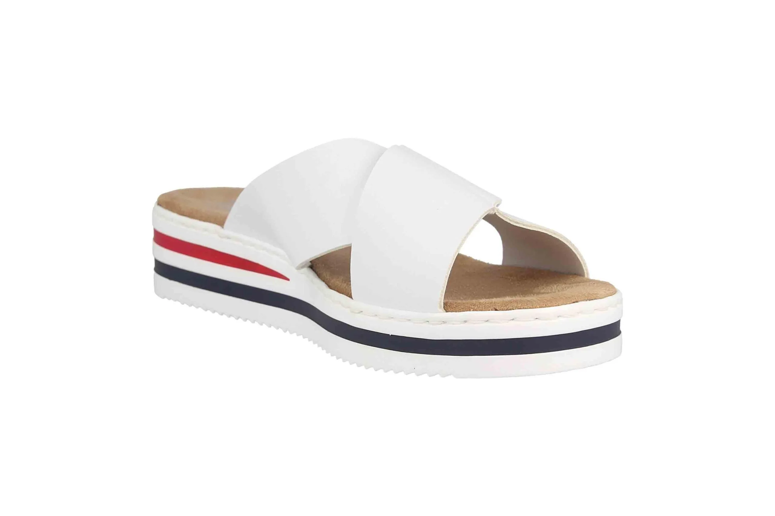 Rieker Pantoletten In Weiß 7 Rieker Pantoletten In Weiß – Bild 5