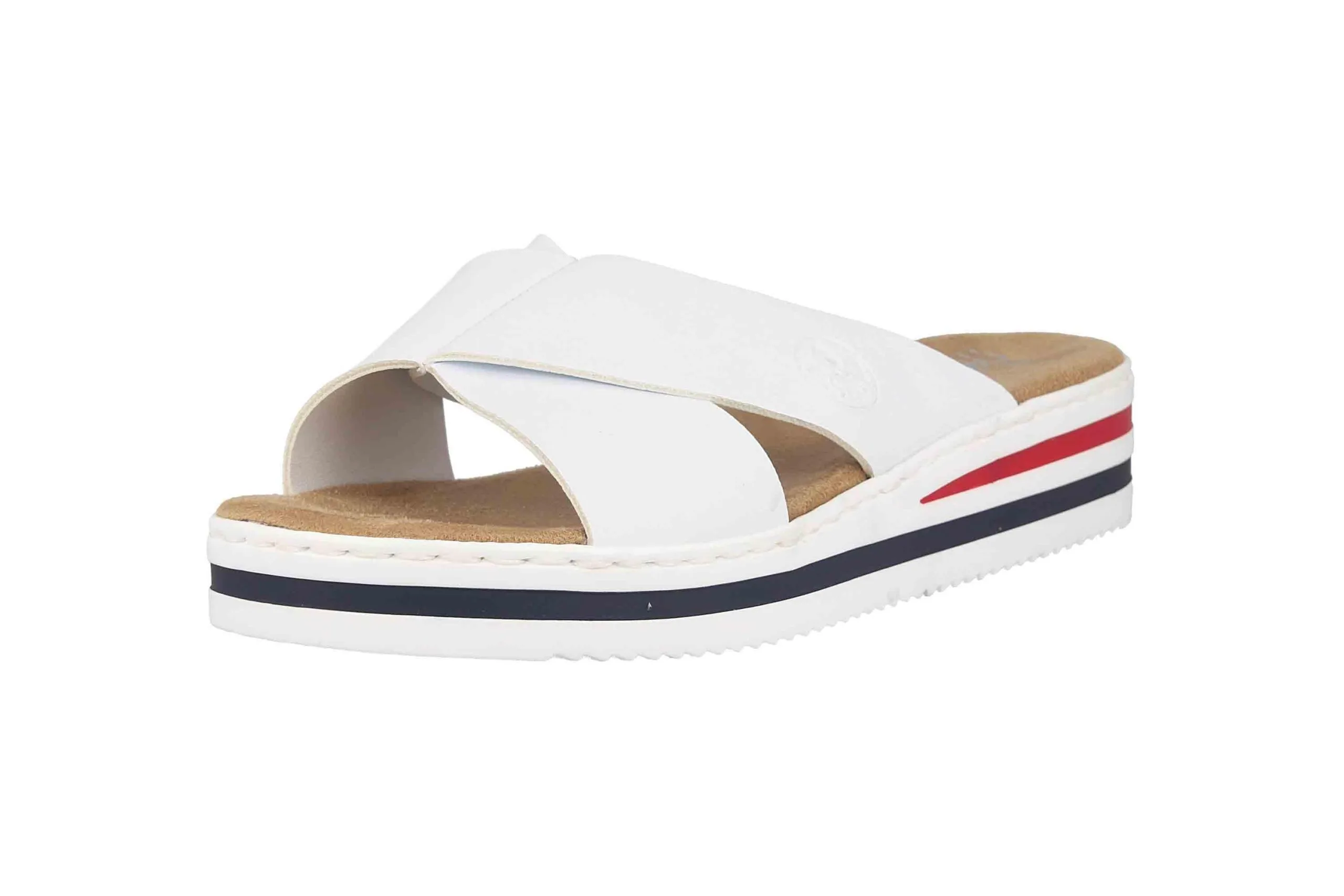 Rieker Pantoletten In Weiß 8 Rieker Pantoletten In Weiß – Bild 6