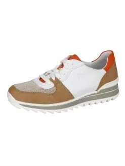 Rieker Plateausneaker In Beige, Weiß, Orange