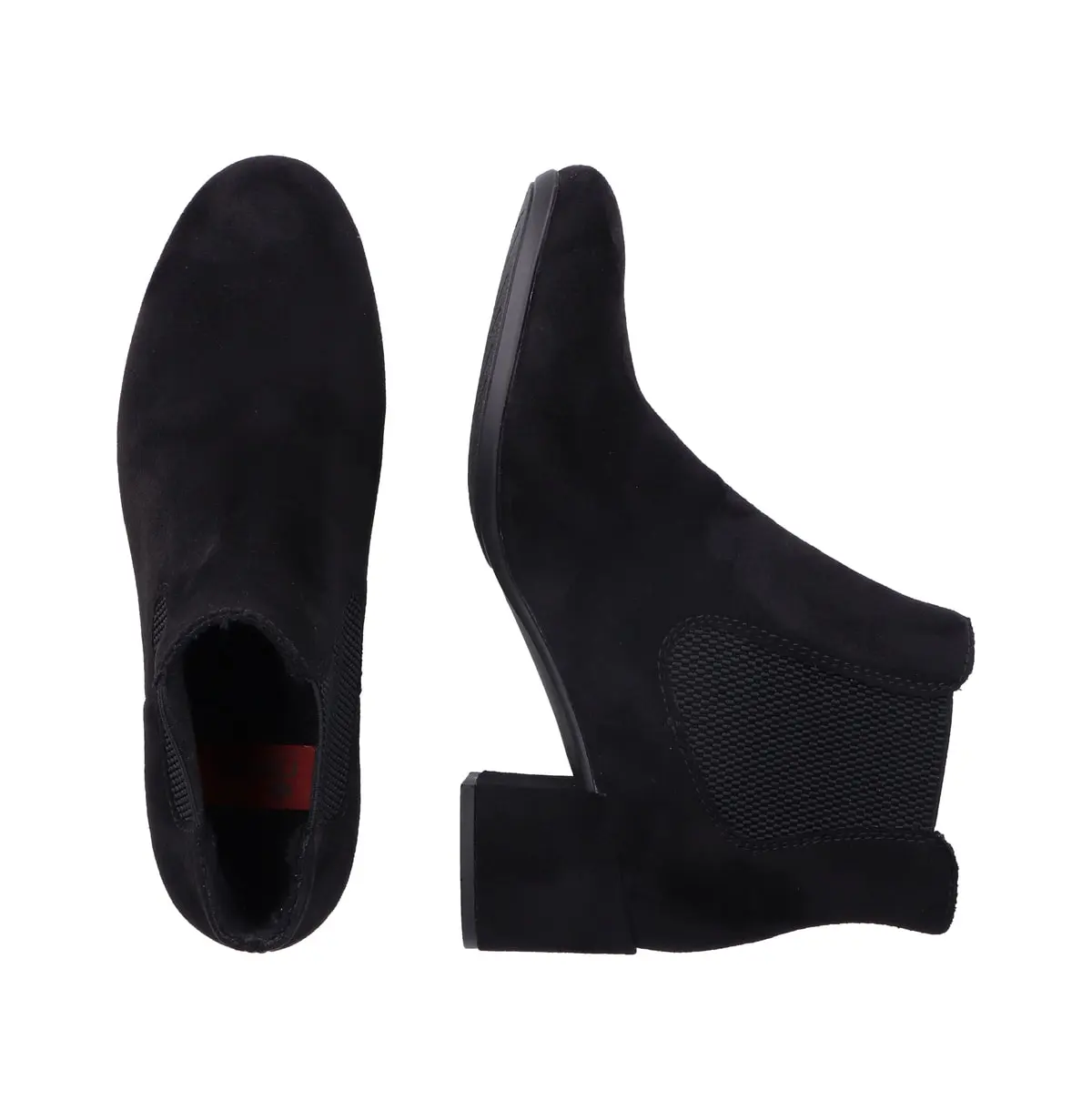 Rieker Schlupfstiefel In Schwarz/schwarz 6 Rieker Schlupfstiefel In Schwarz/schwarz – Bild 4