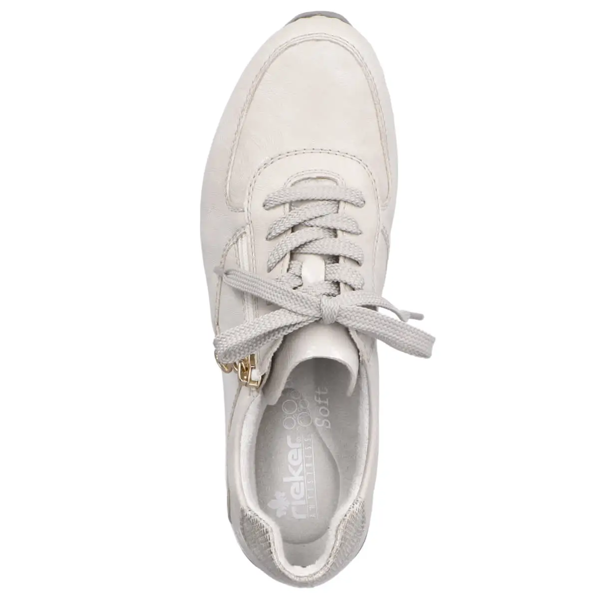 Rieker Schnürboots 54420 In Creme 4 Rieker Schnürboots 54420 In Creme – Bild 2