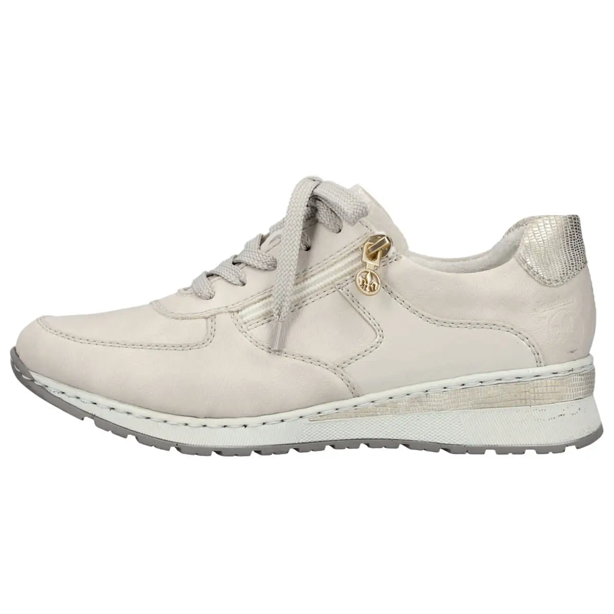 Rieker Schnürboots 54420 In Creme 3 Rieker Schnürboots 54420 In Creme