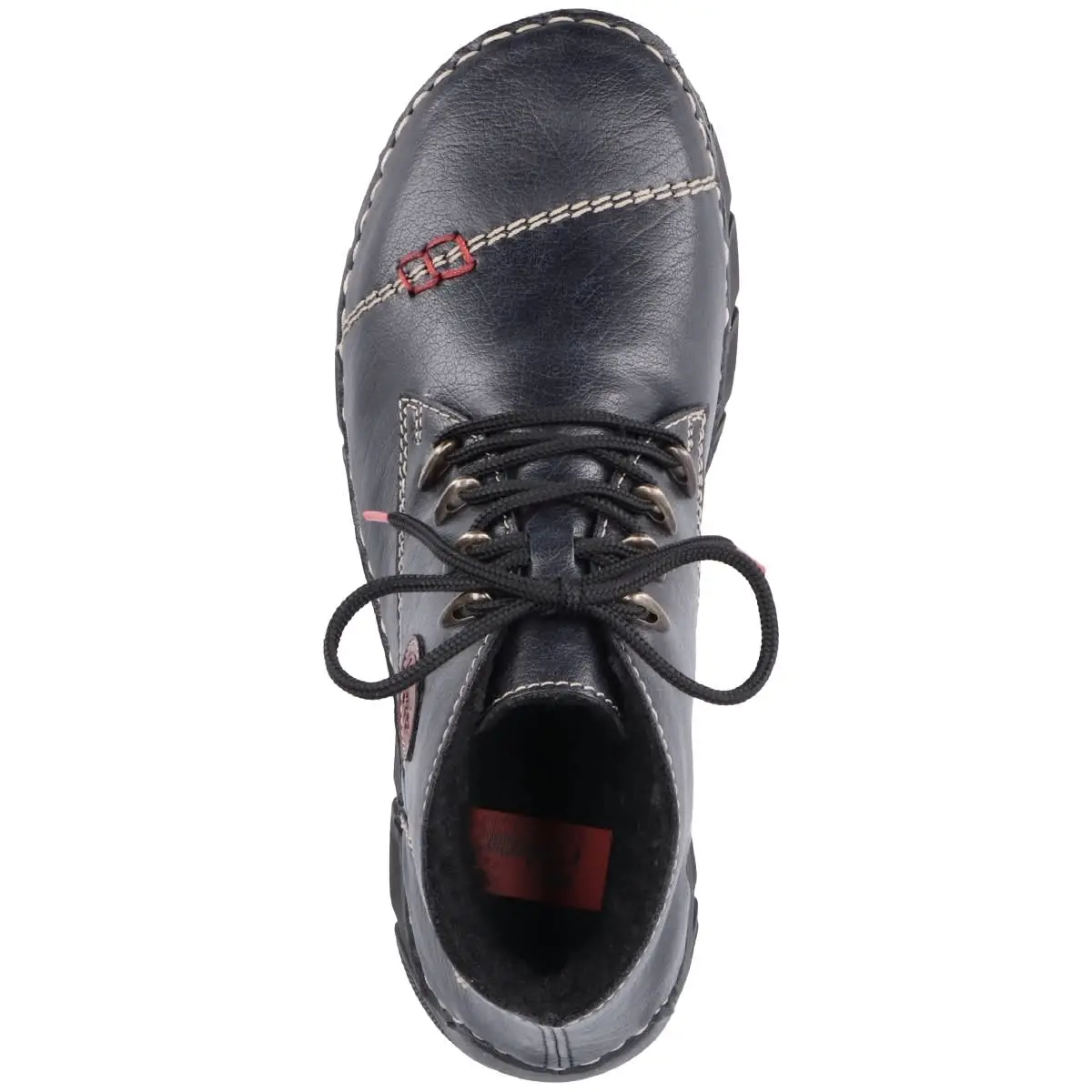 Rieker Schnürboots 55002 In Blau 4 Rieker Schnürboots 55002 In Blau – Bild 2