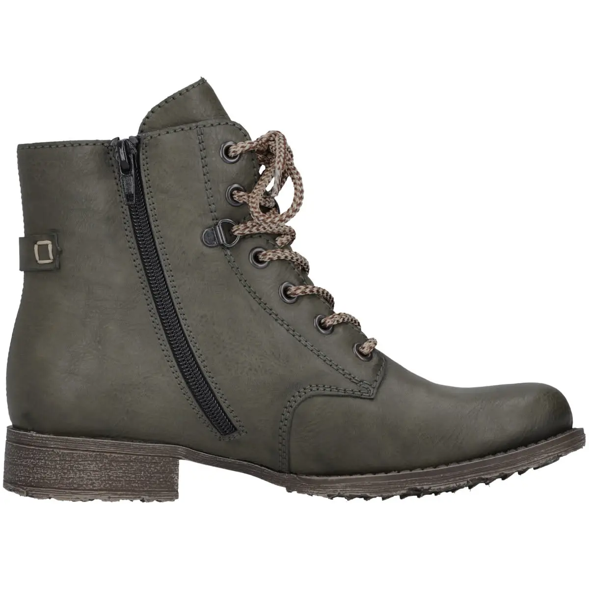 Rieker Schnürboots 70848 In Gruen 5 Rieker Schnürboots 70848 In Gruen – Bild 3