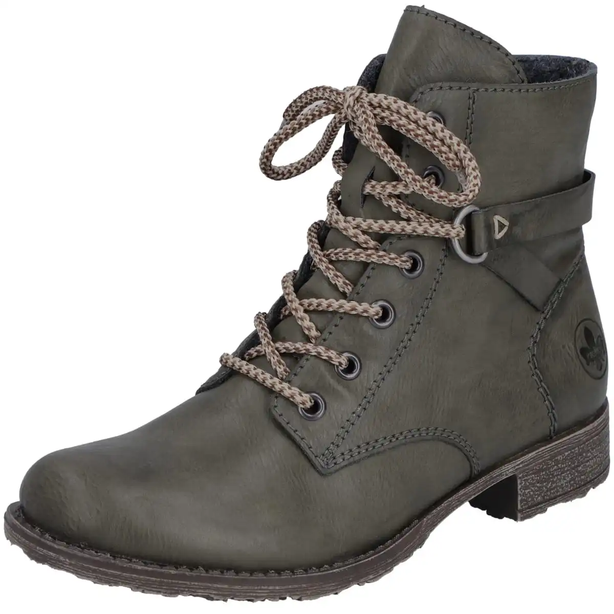 Rieker Schnürboots 70848 In Gruen 6 Rieker Schnürboots 70848 In Gruen – Bild 4