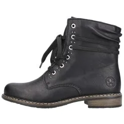 Rieker Schnürboots 71218 In Schwarz