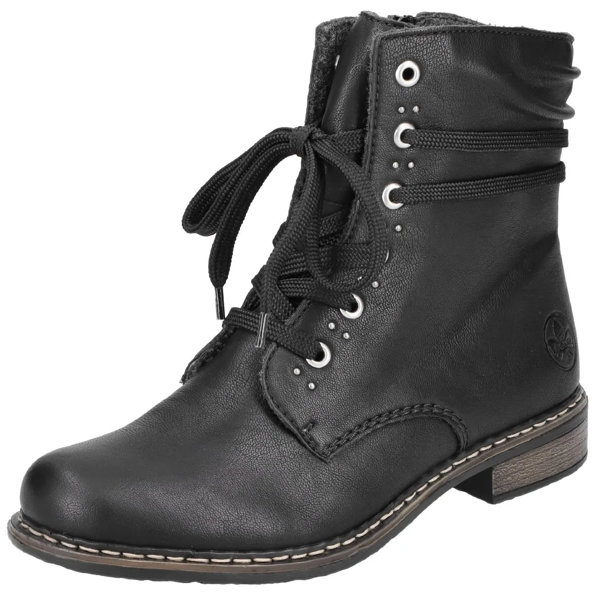 Rieker Schnürboots 71218 In Schwarz 6 Rieker Schnürboots 71218 In Schwarz – Bild 4