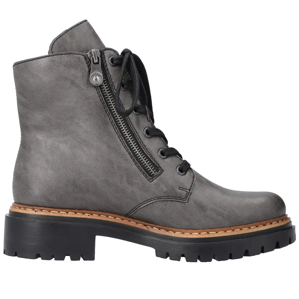 Rieker Schnürboots 72611 In Grau 5 Rieker Schnürboots 72611 In Grau – Bild 3