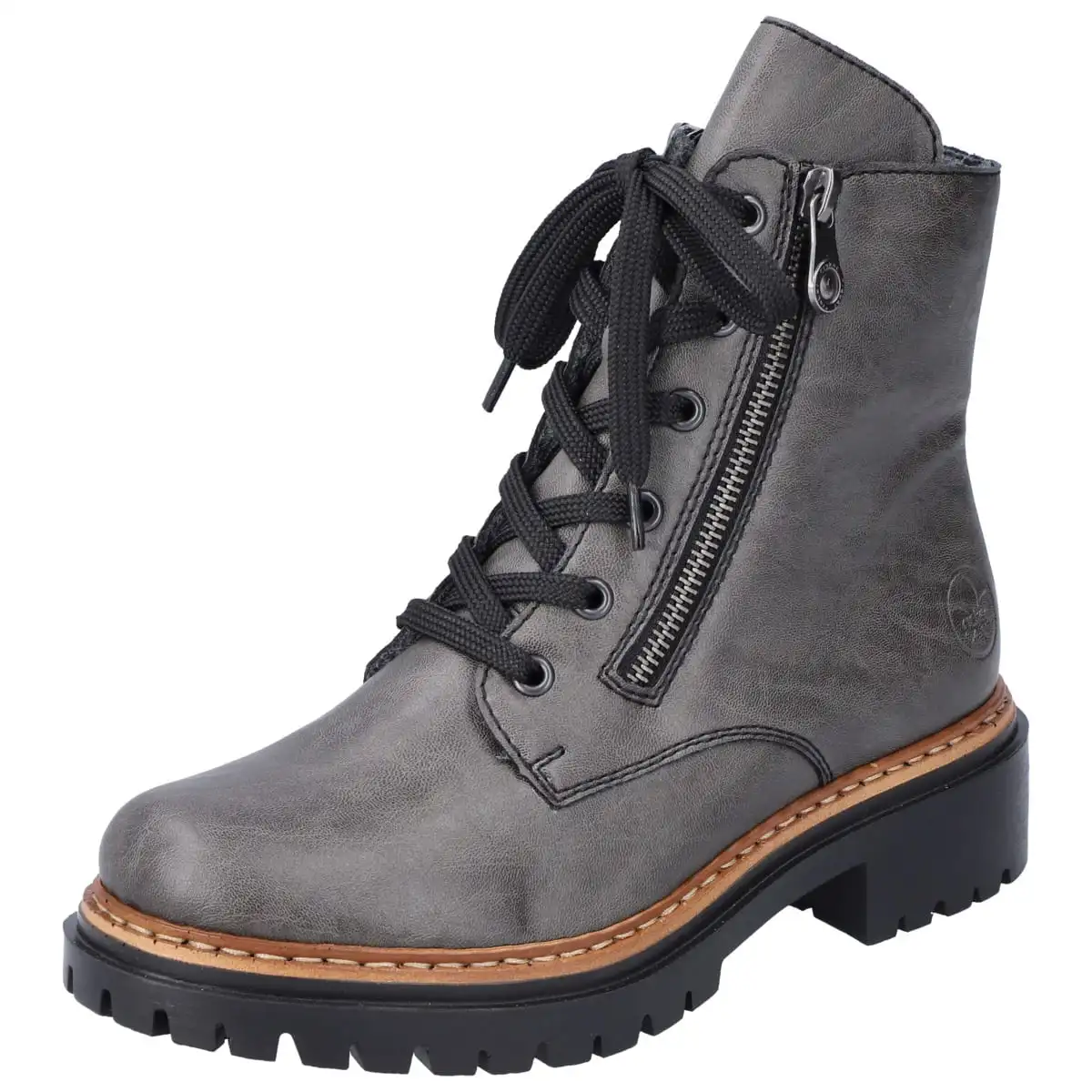 Rieker Schnürboots 72611 In Grau 6 Rieker Schnürboots 72611 In Grau – Bild 4