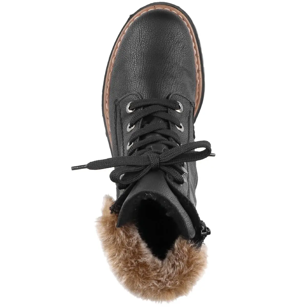 Rieker Schnürboots 72630 In Schwarz 4 Rieker Schnürboots 72630 In Schwarz – Bild 2