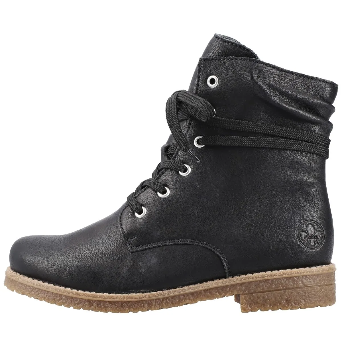 Rieker Schnürboots 73514 In Schwarz 3 Rieker Schnürboots 73514 In Schwarz