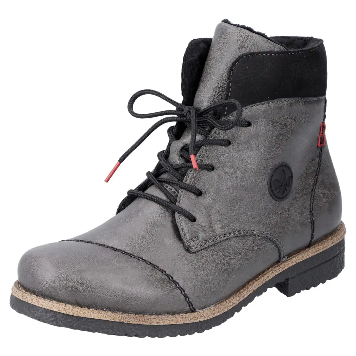 Rieker Schnürboots 73533 In Dunkelgrau 6 Rieker Schnürboots 73533 In Dunkelgrau – Bild 4