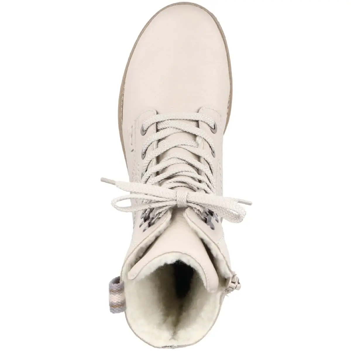 Rieker Schnürboots 73540 In Creme 4 Rieker Schnürboots 73540 In Creme – Bild 2
