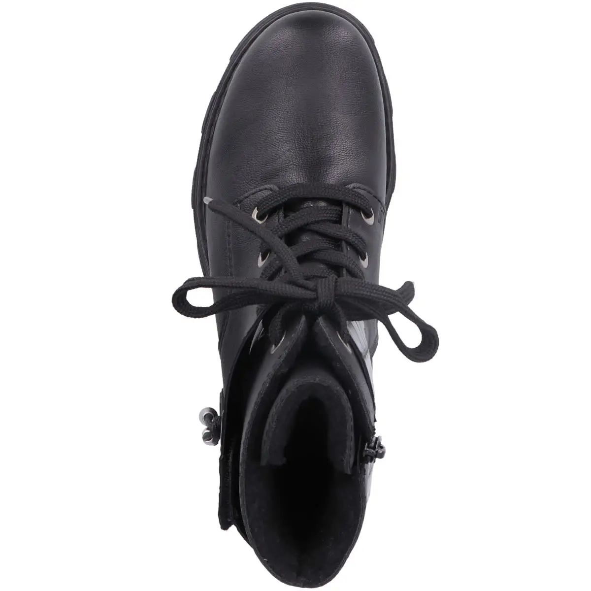 Rieker Schnürboots 74613 In Schwarz 4 Rieker Schnürboots 74613 In Schwarz – Bild 2