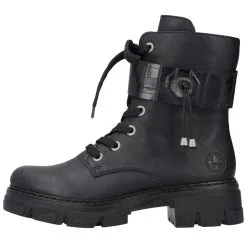 Rieker Schnürboots 74613 In Schwarz