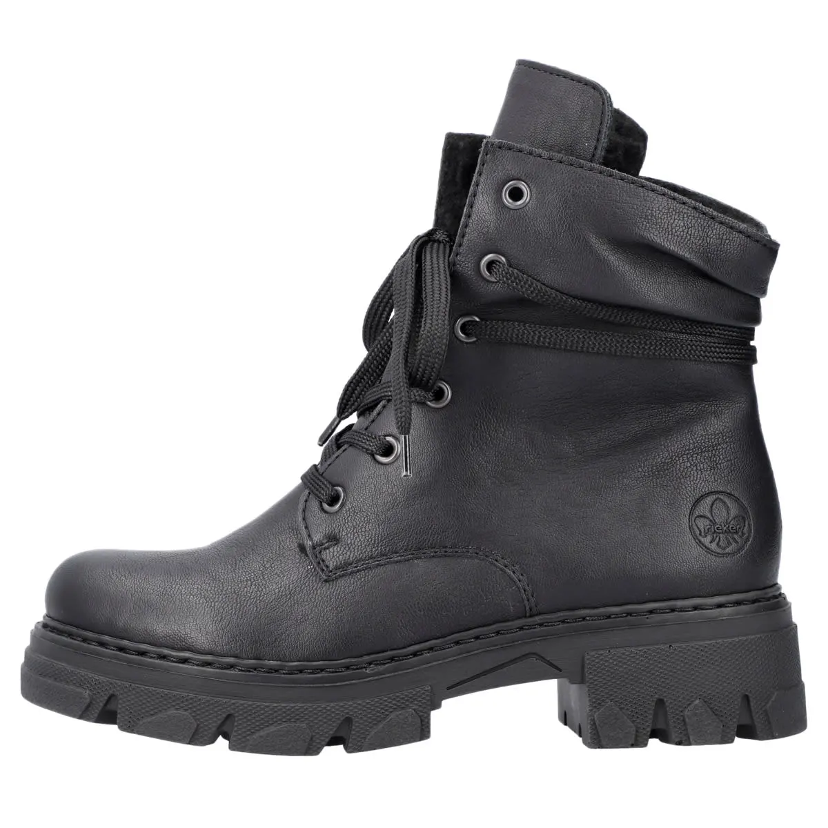 Rieker Schnürboots 74624 In Schwarz 3 Rieker Schnürboots 74624 In Schwarz