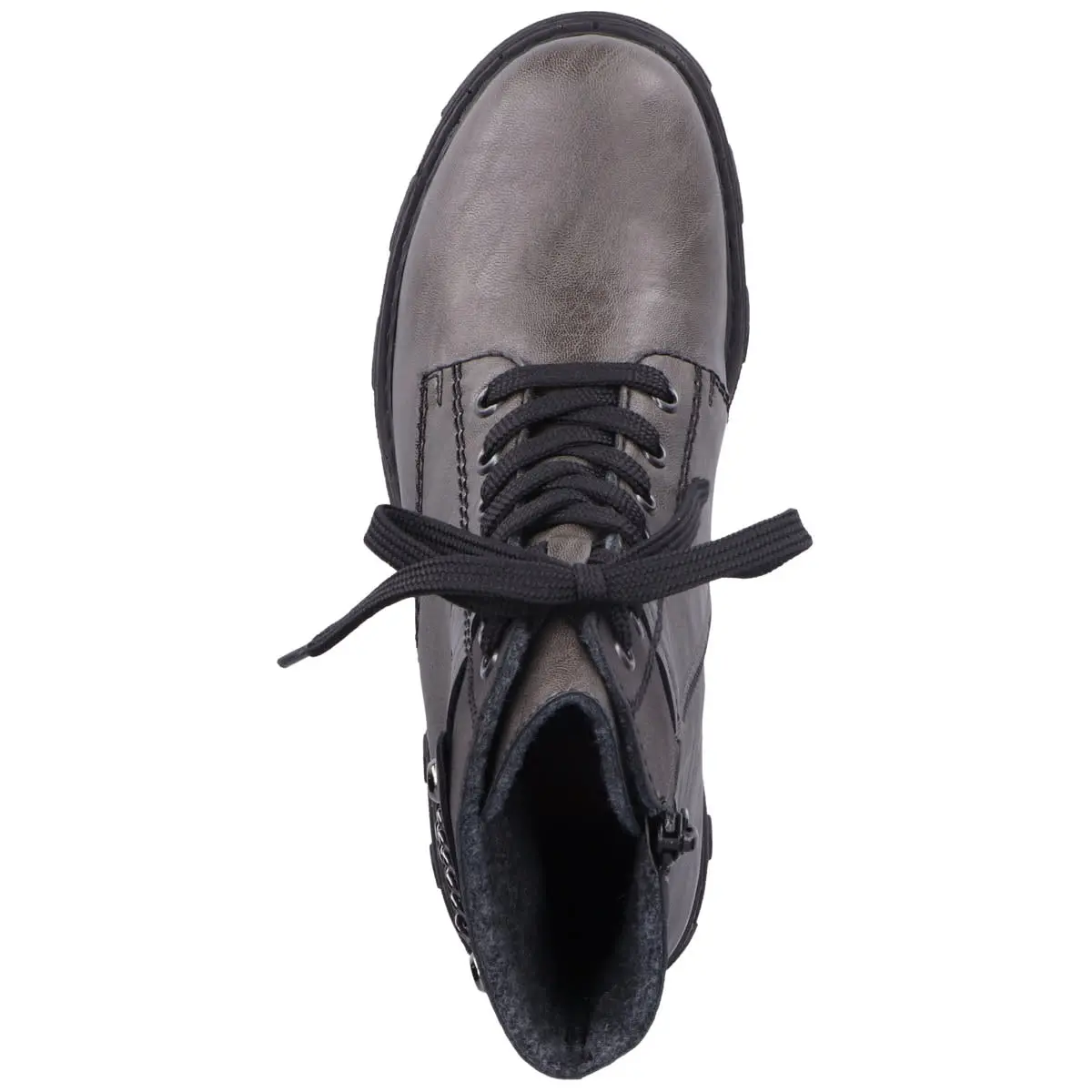 Rieker Schnürboots 74644 In Dunkelgrau 4 Rieker Schnürboots 74644 In Dunkelgrau – Bild 2