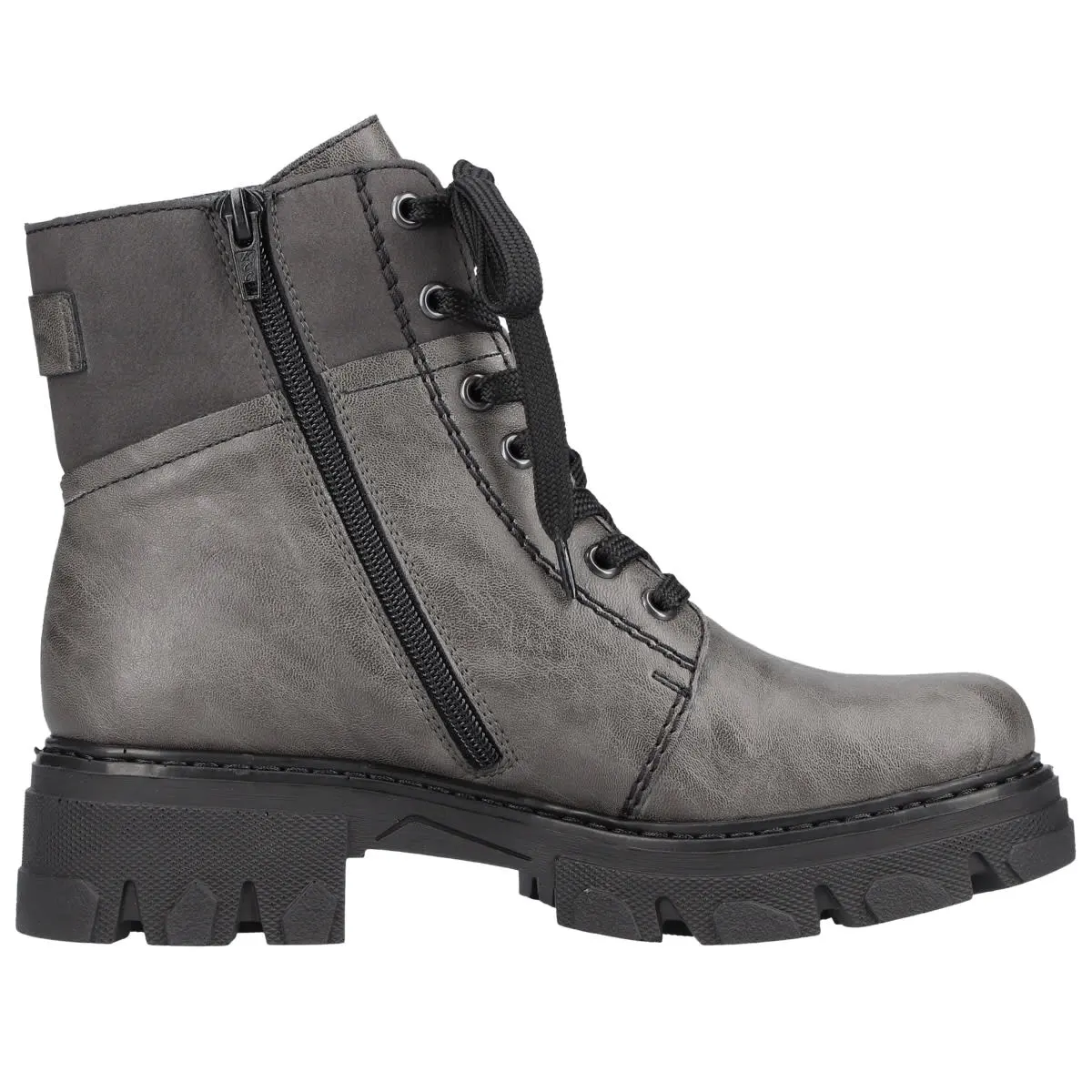 Rieker Schnürboots 74644 In Dunkelgrau 5 Rieker Schnürboots 74644 In Dunkelgrau – Bild 3