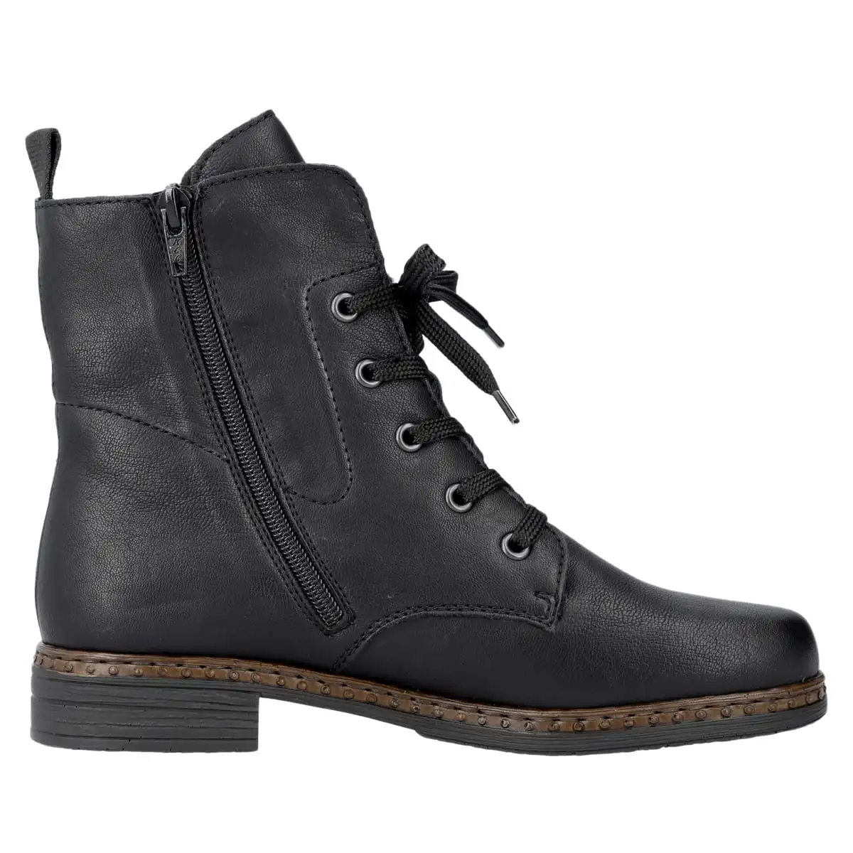 Rieker Schnürboots 75140 In Schwarz 5 Rieker Schnürboots 75140 In Schwarz – Bild 3