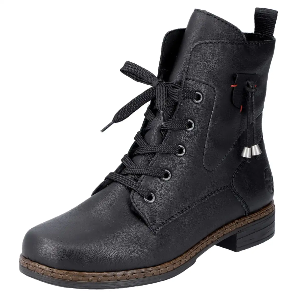 Rieker Schnürboots 75140 In Schwarz 6 Rieker Schnürboots 75140 In Schwarz – Bild 4