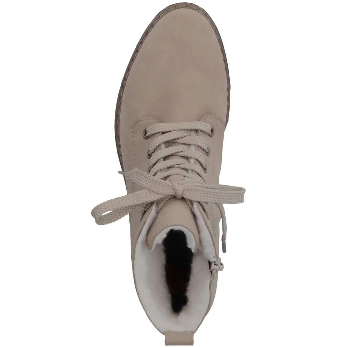 Rieker Schnürboots 77200 In Hellbraun 4 Rieker Schnürboots 77200 In Hellbraun – Bild 2