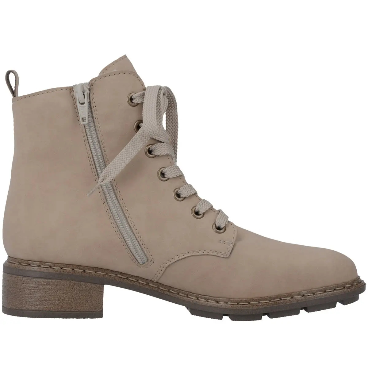 Rieker Schnürboots 77200 In Hellbraun 5 Rieker Schnürboots 77200 In Hellbraun – Bild 3
