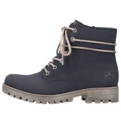 Rieker Schnürboots 78538 In Dunkelblau
