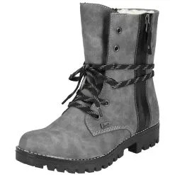 Rieker Schnürboots 785K0 In Grau 10 Rieker Schnürboots 785K0 In Grau -Rieker rieker schnurboots 785k0 in grau 3