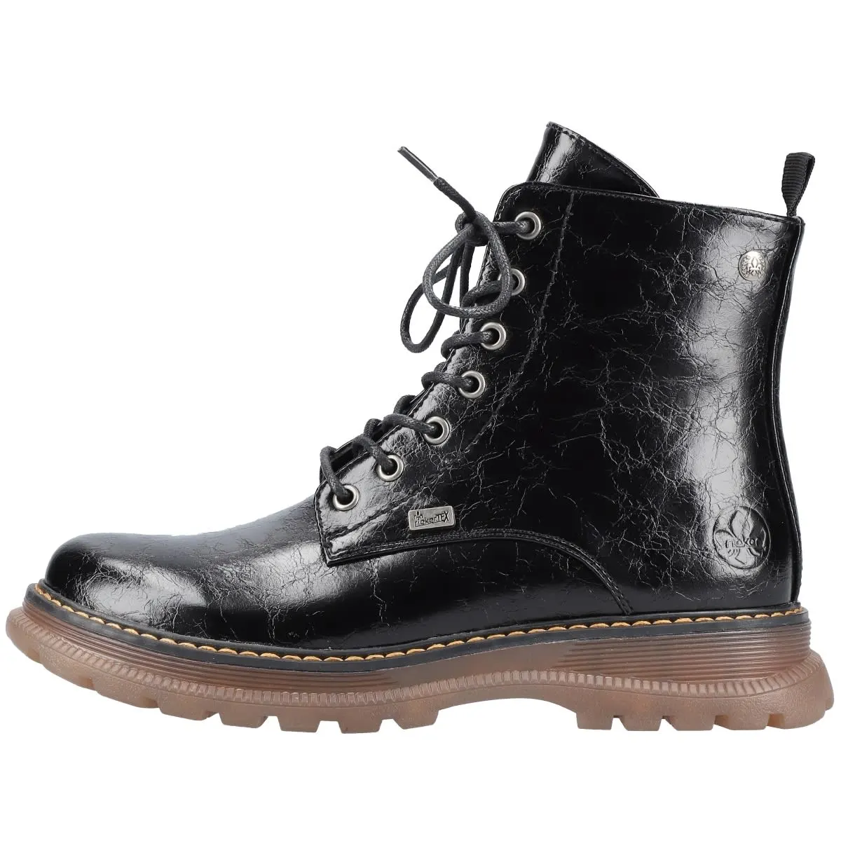 Rieker Schnürboots 92810 In Schwarz 3 Rieker Schnürboots 92810 In Schwarz