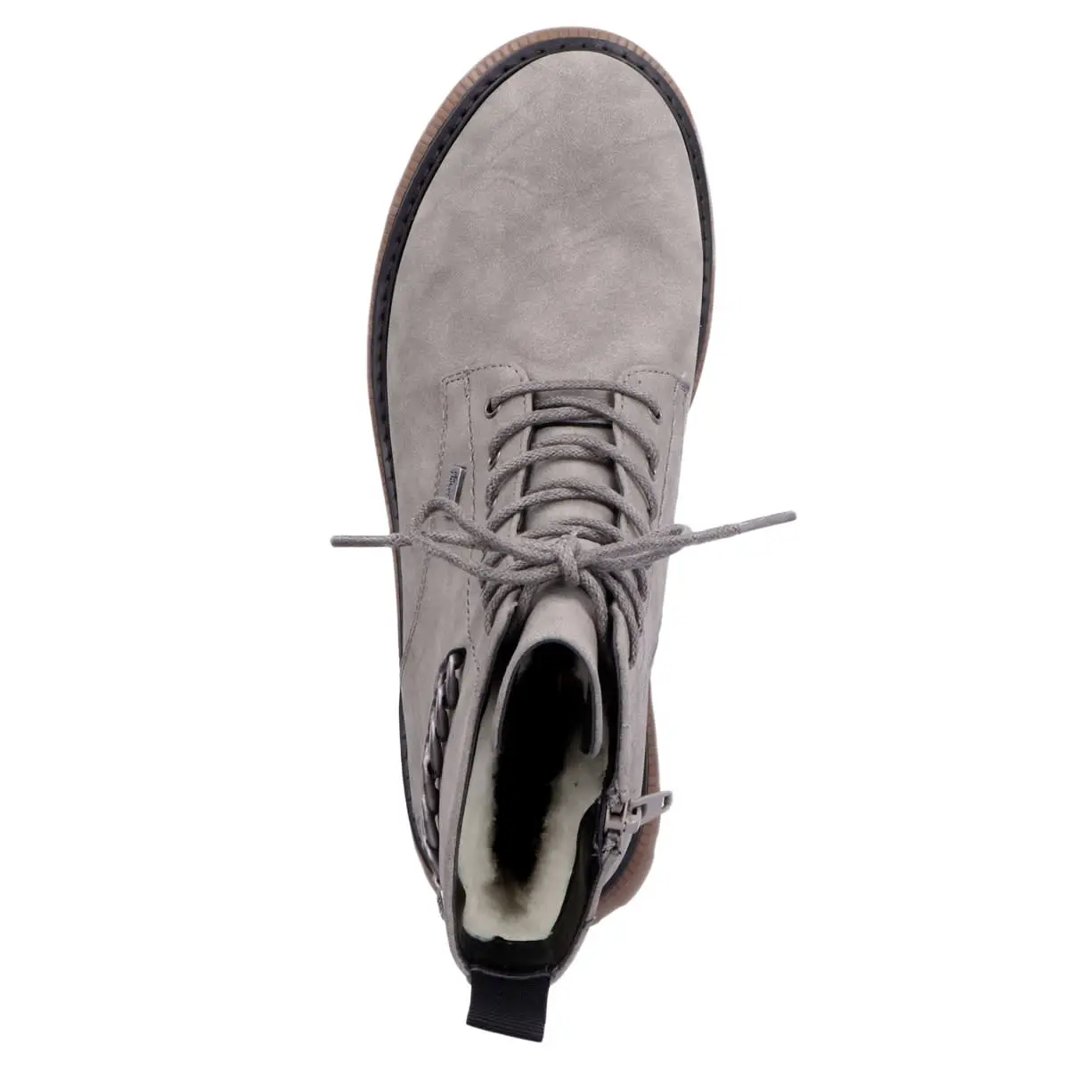 Rieker Schnürboots 92820 In Grau 4 Rieker Schnürboots 92820 In Grau – Bild 2