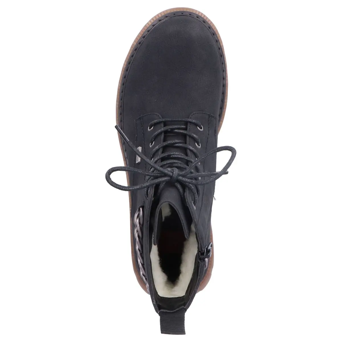 Rieker Schnürboots 92820 In Schwarz 4 Rieker Schnürboots 92820 In Schwarz – Bild 2