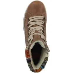 Rieker Schnürboots Kalpi-Poncho-Ambor In Braun 8 Rieker Schnürboots Kalpi-Poncho-Ambor In Braun -Rieker rieker schnurboots kalpi poncho ambor in braun 1