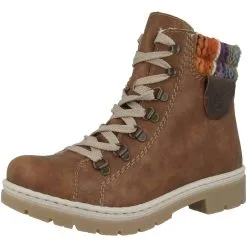 Rieker Schnürboots Kalpi-Poncho-Ambor In Braun 10 Rieker Schnürboots Kalpi-Poncho-Ambor In Braun -Rieker rieker schnurboots kalpi poncho ambor in braun 3