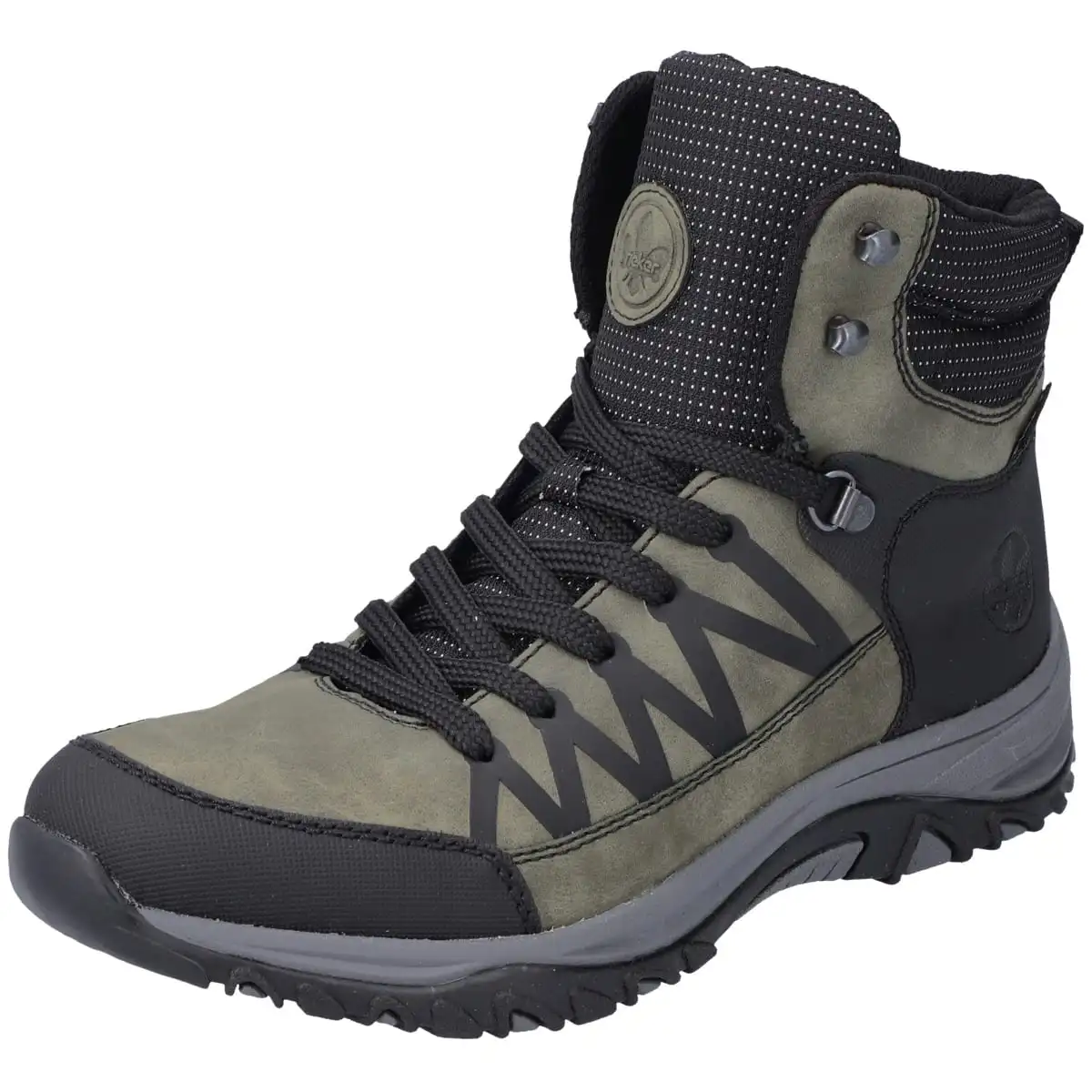 Rieker Schnürboots M9632 In Gruen 6 Rieker Schnürboots M9632 In Gruen – Bild 4