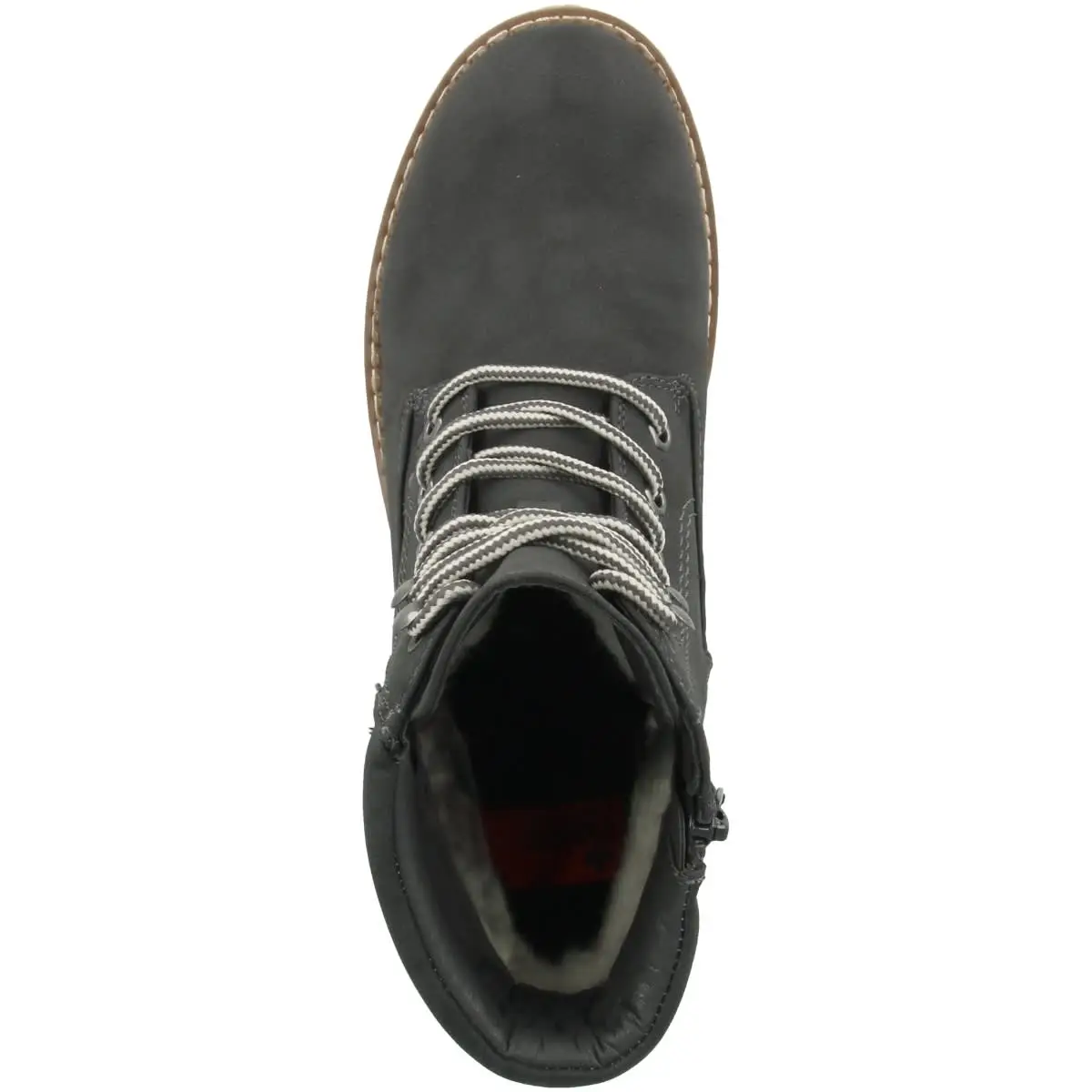 Rieker Schnürboots Monaco-Bastia In Grau 4 Rieker Schnürboots Monaco-Bastia In Grau – Bild 2