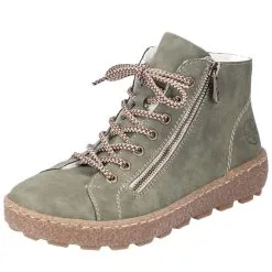 Rieker Schnürboots N1020 In Gruen 10 Rieker Schnürboots N1020 In Gruen -Rieker rieker schnurboots n1020 in gruen 3